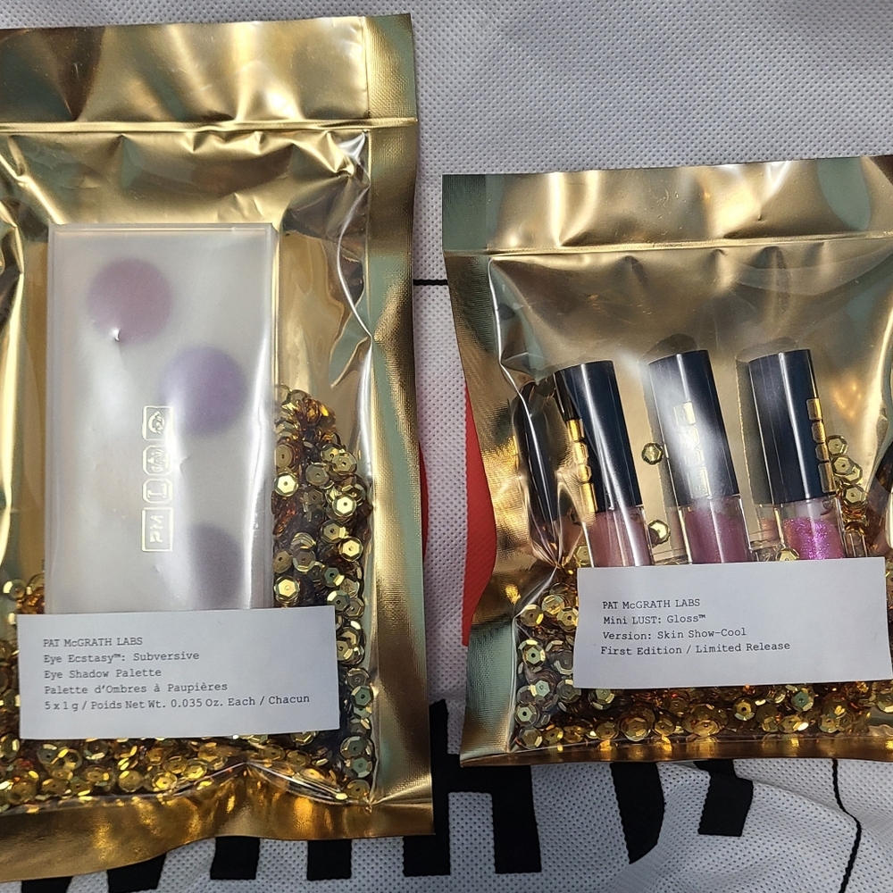 Pat McGrath Mini Eyeshadow & Gloss Set — Pink, Purple, Gold